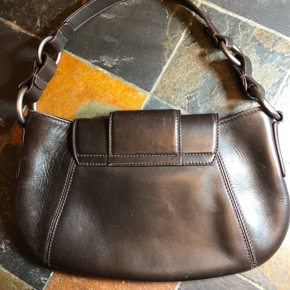 Bally Bags Authentic Bally Brown Leather Handbag Poshmark